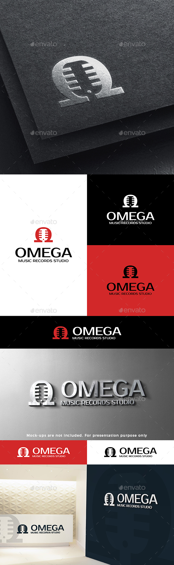 Omega Records Microphone Logo